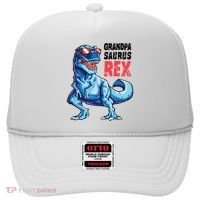 Grandpasaurus T Rex Dinosaur Grandpa Saurus FatherS Family Hat thumb 0