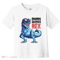 Grandpasaurus T Rex Dinosaur Grandpa Saurus FatherS Family Toddler T-Shirt thumb 0