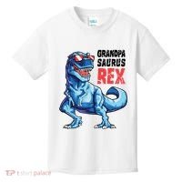 Grandpasaurus T Rex Dinosaur Grandpa Saurus FatherS Family Kids T-Shirt thumb 0