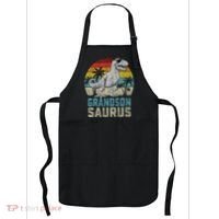 Grandsonsaurus T Rex Dinosaur Grandson Saurus Family Apron thumb 0