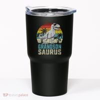 Grandsonsaurus T Rex Dinosaur Grandson Saurus Family Tumbler thumb 0