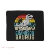Grandsonsaurus T Rex Dinosaur Grandson Saurus Family Mousepad thumb 0