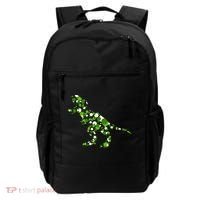 Green T Rex Polka Dot Dinosaur International Dot Day Backpack thumb 0
