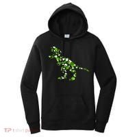 Green T Rex Polka Dot Dinosaur International Dot Day Women's Hoodie thumb 0