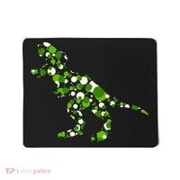 Green T Rex Polka Dot Dinosaur International Dot Day Mousepad thumb 0
