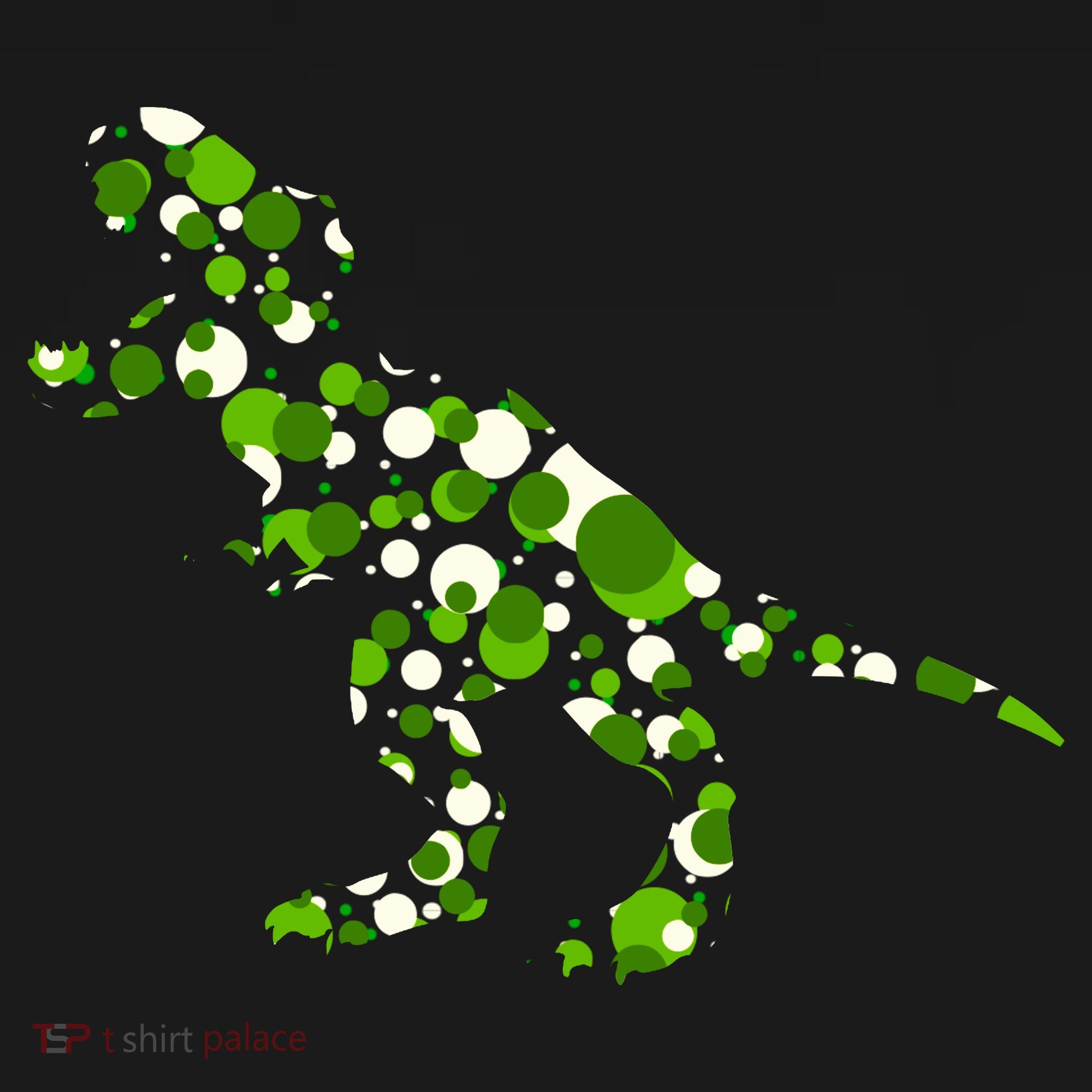 Green T Rex Polka Dot Dinosaur International Dot Day Women's Tank Top