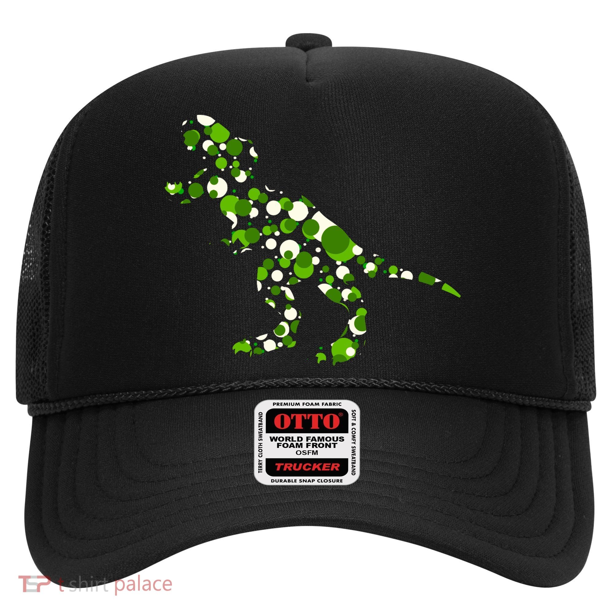 Green T Rex Polka Dot Dinosaur International Dot Day Hat