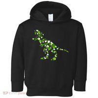 Green T Rex Polka Dot Dinosaur International Dot Day Toddler Hoodie thumb 0