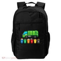 Garbage Truck Reuse Recycle Trash Collector Earth Day Backpack thumb 0