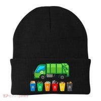 Garbage Truck Reuse Recycle Trash Collector Earth Day Beanie thumb 0