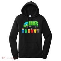 Garbage Truck Reuse Recycle Trash Collector Earth Day Women's Hoodie thumb 0