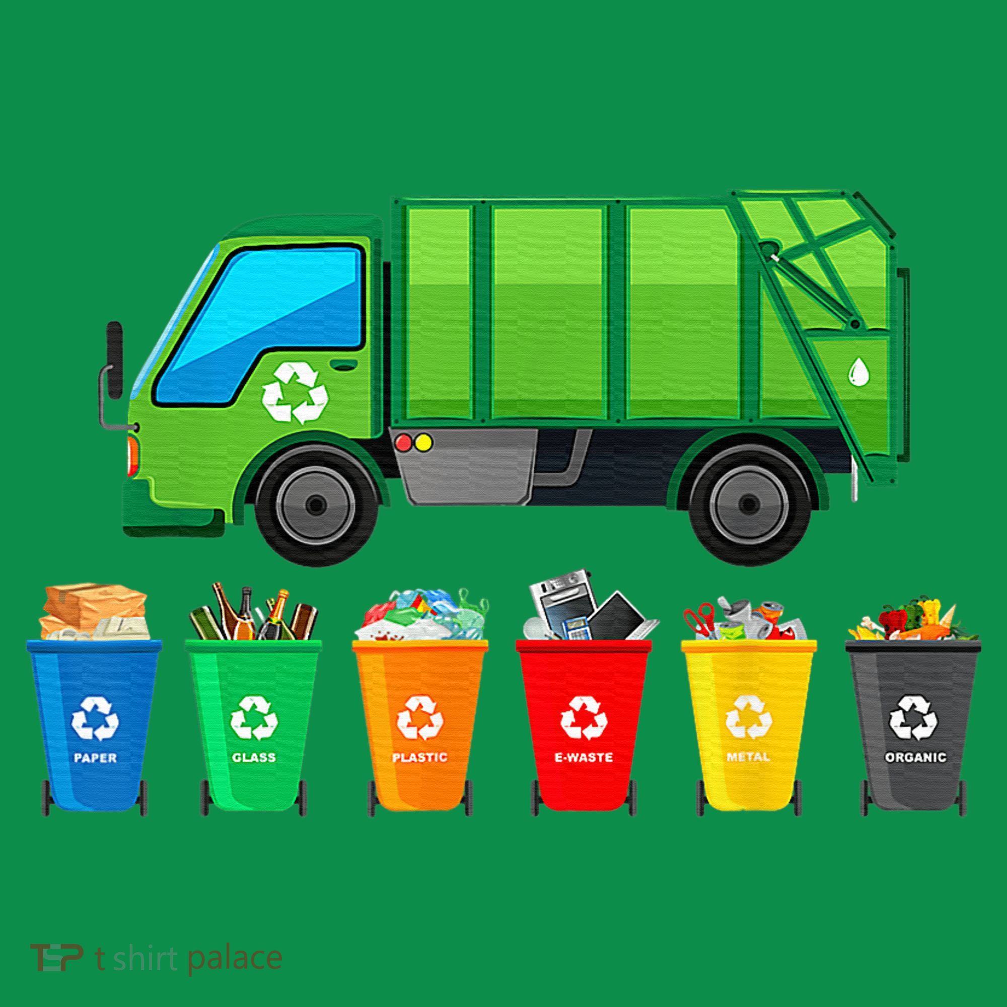 Garbage Truck Reuse Recycle Trash Collector Earth Day Coaster