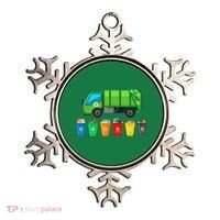 Garbage Truck Reuse Recycle Trash Collector Earth Day Ornament thumb 0