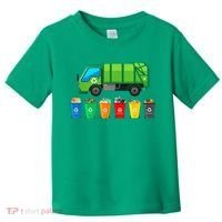 Garbage Truck Reuse Recycle Trash Collector Earth Day Toddler T-Shirt thumb 0