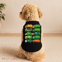 Garbage Truck Recycling Day Trash Waste Separation Birthday Doggie Tank thumb 2