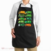 Garbage Truck Recycling Day Trash Waste Separation Birthday Apron thumb 2