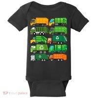 Garbage Truck Recycling Day Trash Waste Separation Birthday Baby Bodysuit thumb 0