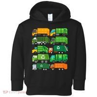 Garbage Truck Recycling Day Trash Waste Separation Birthday Toddler Hoodie thumb 0