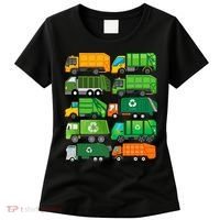 Garbage Truck Recycling Day Trash Waste Separation Birthday Women's T-Shirt thumb 0
