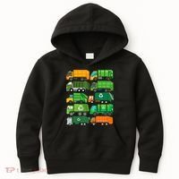 Garbage Truck Recycling Day Trash Waste Separation Birthday Kids Hoodie thumb 0