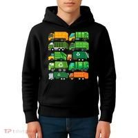 Garbage Truck Recycling Day Trash Waste Separation Birthday Kids Hoodie thumb 4