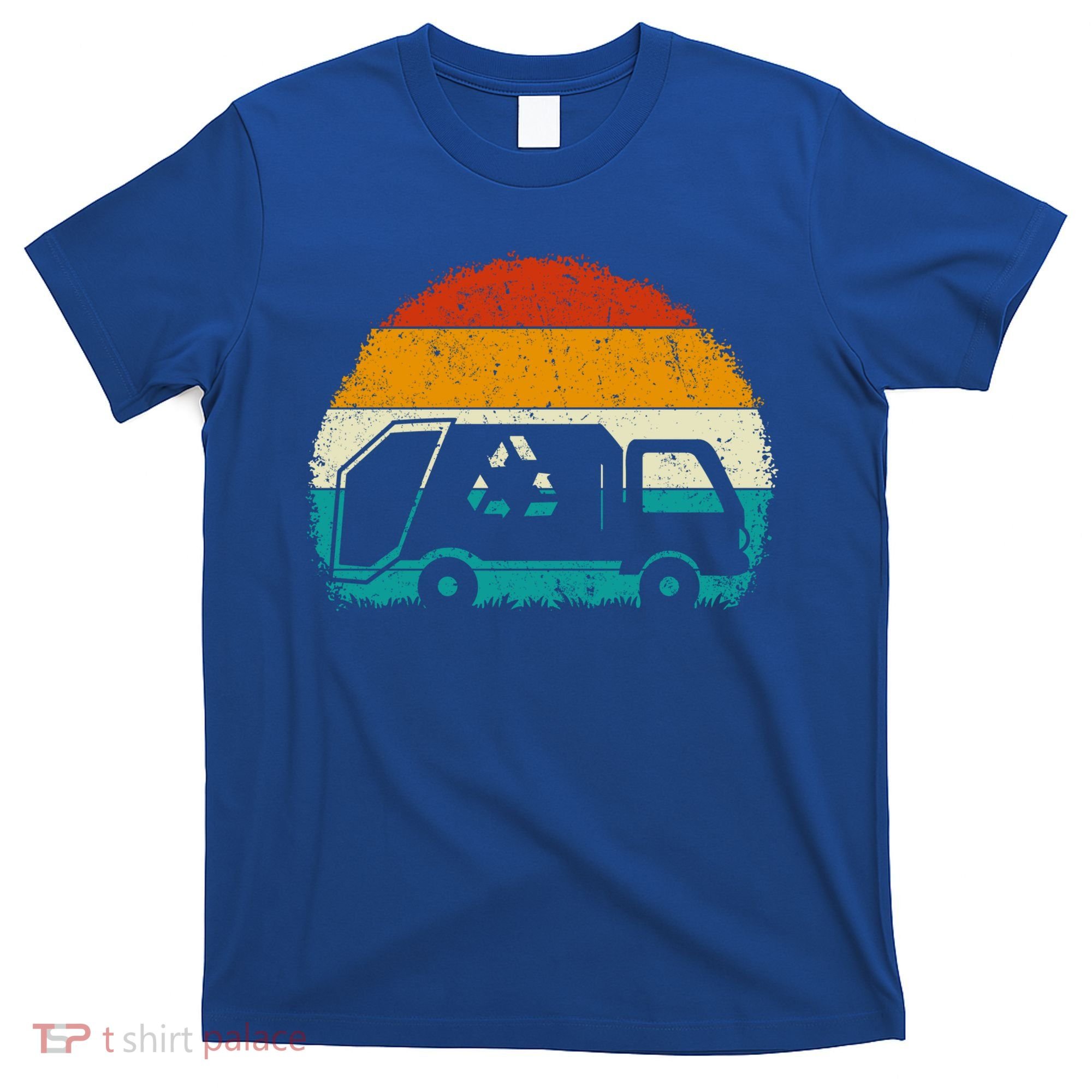 Garbage Truck Retro Vintage Recycle Trash Waste Collector Gift T-Shirt