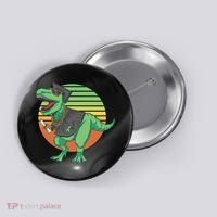 Graduation T Rex Cute Gift Button thumb 0