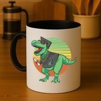 Graduation T Rex Cute Gift Coffee Mug thumb 4