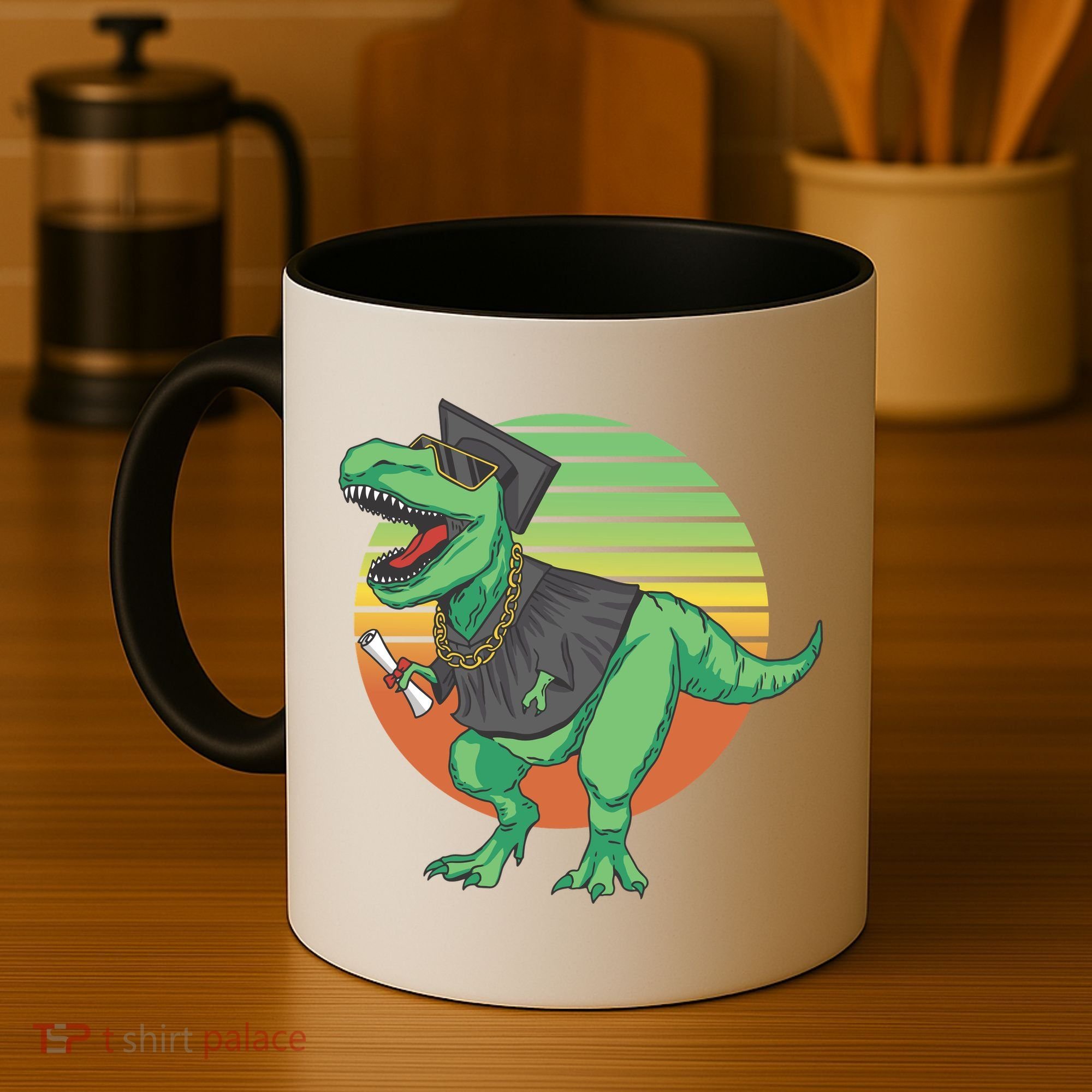 Graduation T Rex Cute Gift Coffee Mug