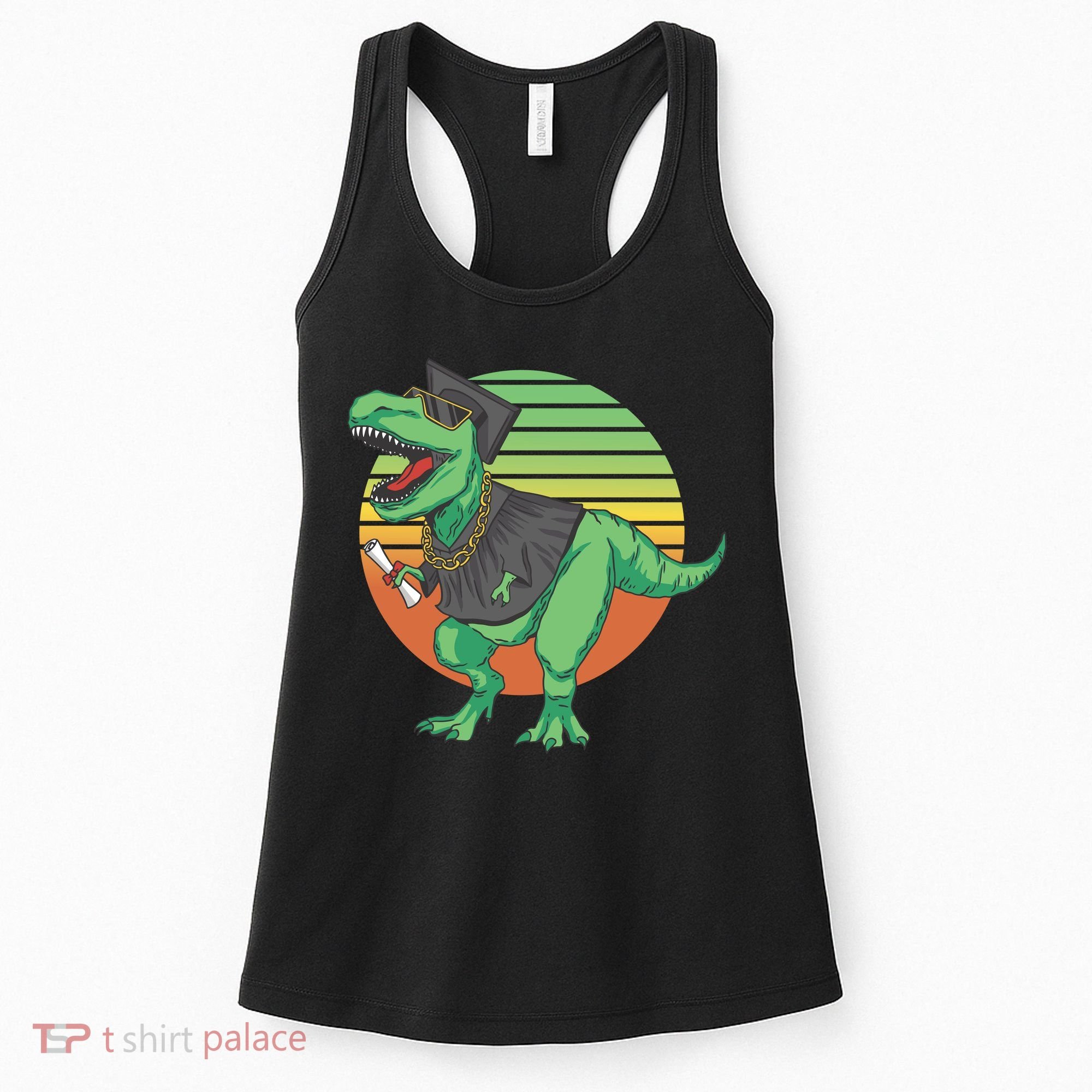 Graduation T Rex Cute Gift Women's Tank Top