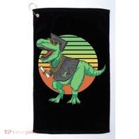 Graduation T Rex Cute Gift Golf Towel thumb 0