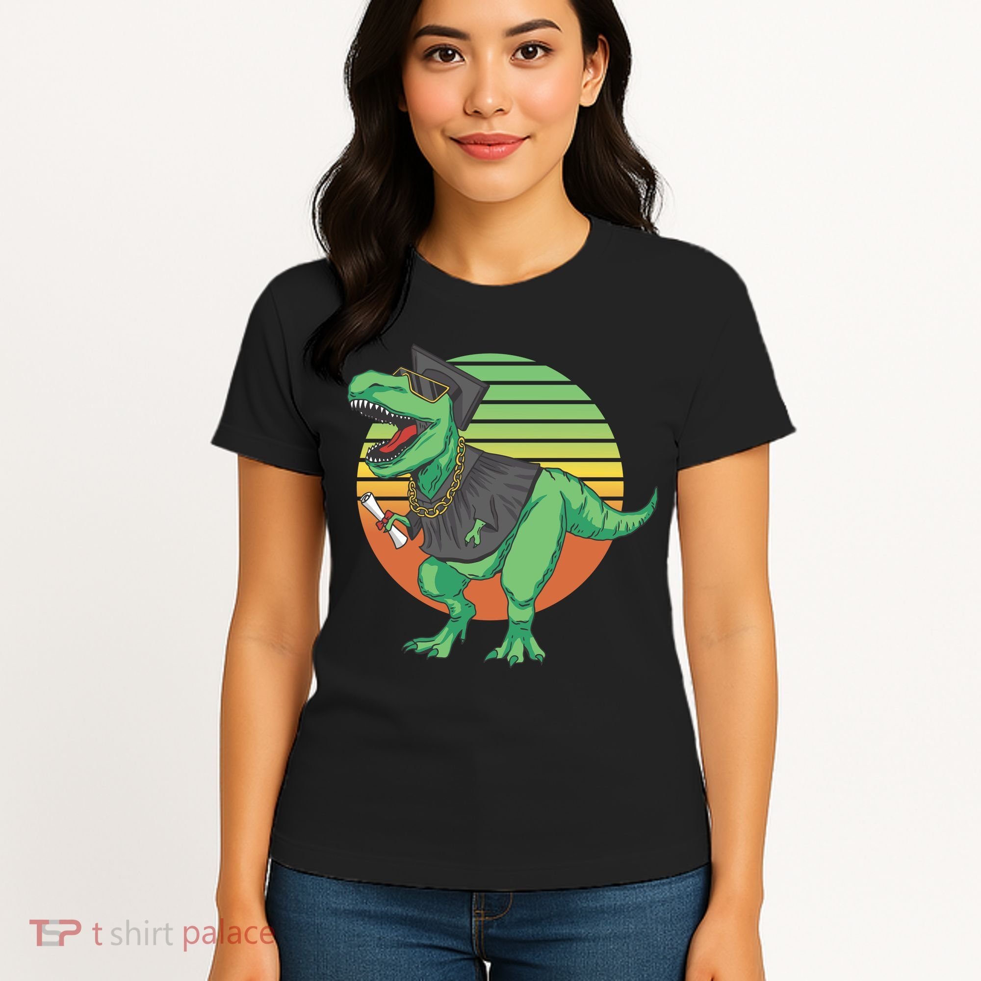 Graduation T Rex Cute Gift Women's T-Shirt