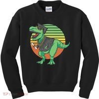 Graduation T Rex Cute Gift Kids Sweatshirt thumb 0