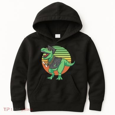 Graduation T Rex Cute Gift Kids Hoodie