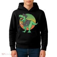 Graduation T Rex Cute Gift Kids Hoodie thumb 4