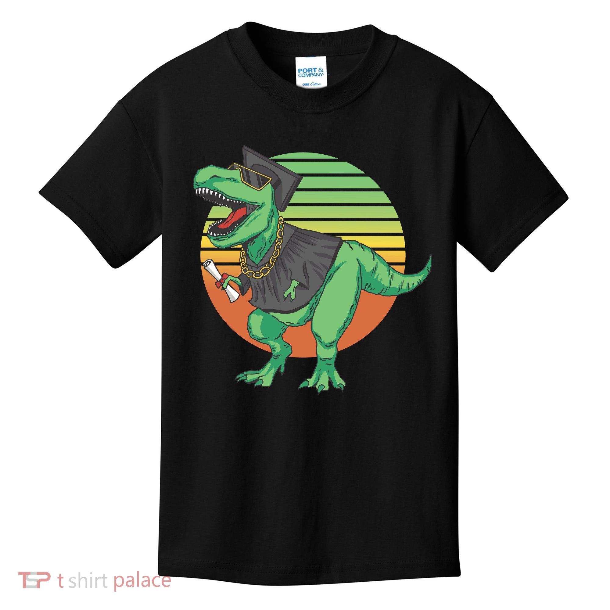 Graduation T Rex Cute Gift Kids T-Shirt