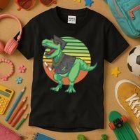 Graduation T Rex Cute Gift Kids T-Shirt thumb 3