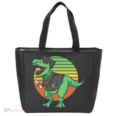 Graduation T Rex Cute Gift Tote Bag