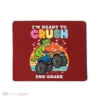 Gamer T Rex On Monster Truck Im Ready To Crush 2nd Grade Boy Mousepad thumb 0