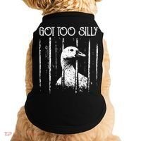 Got Too Silly Goose Meme Funny Jailbird Prison Doggie Tank thumb 0