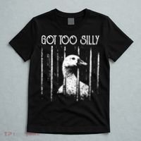 Got Too Silly Goose Meme Funny Jailbird Prison T-Shirt thumb 5