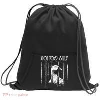 Got Too Silly Goose Meme Funny Jailbird Prison Sweatshirt Cinch Pack Bag thumb 0