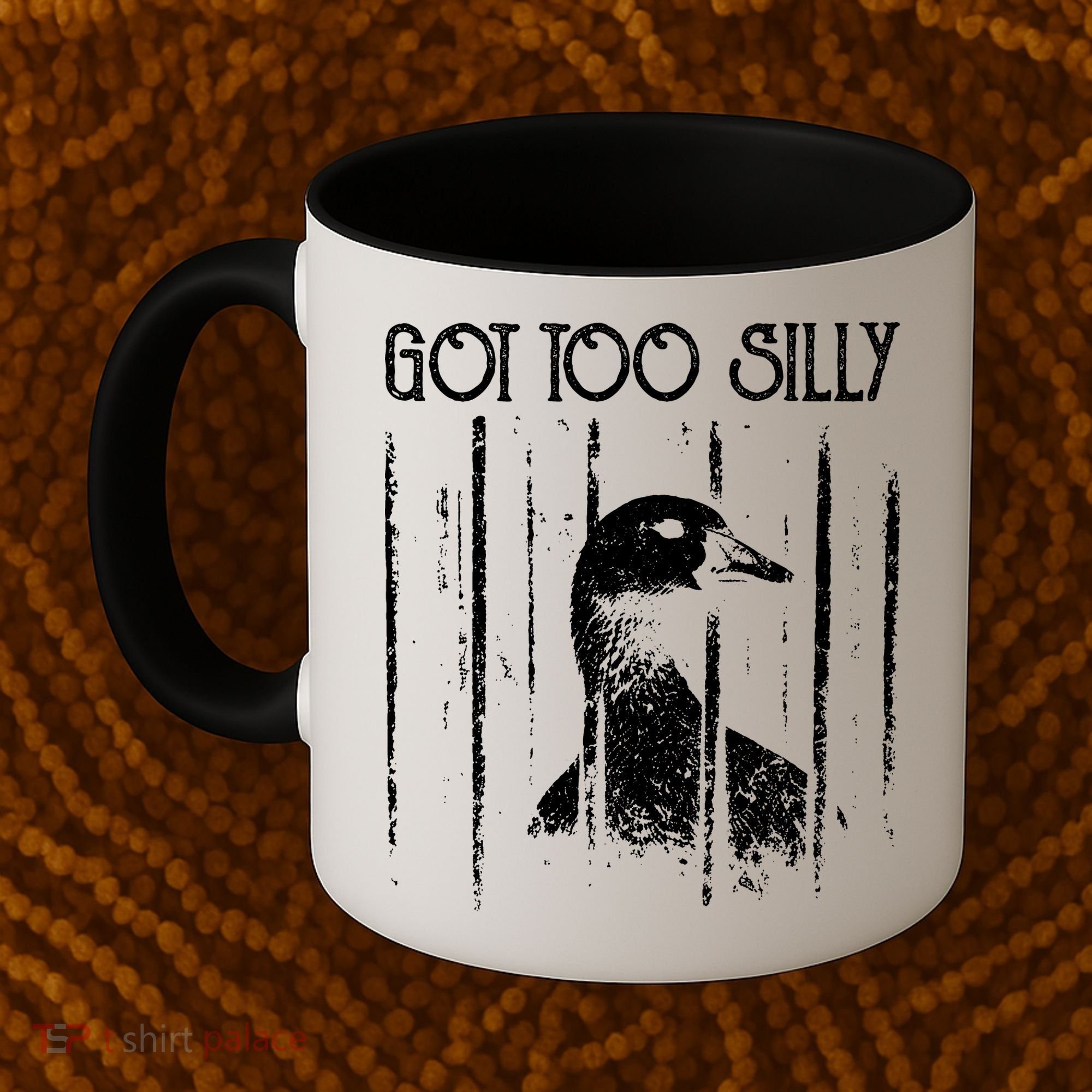 Got Too Silly Goose Meme Funny Jailbird Prison Coffee Mug