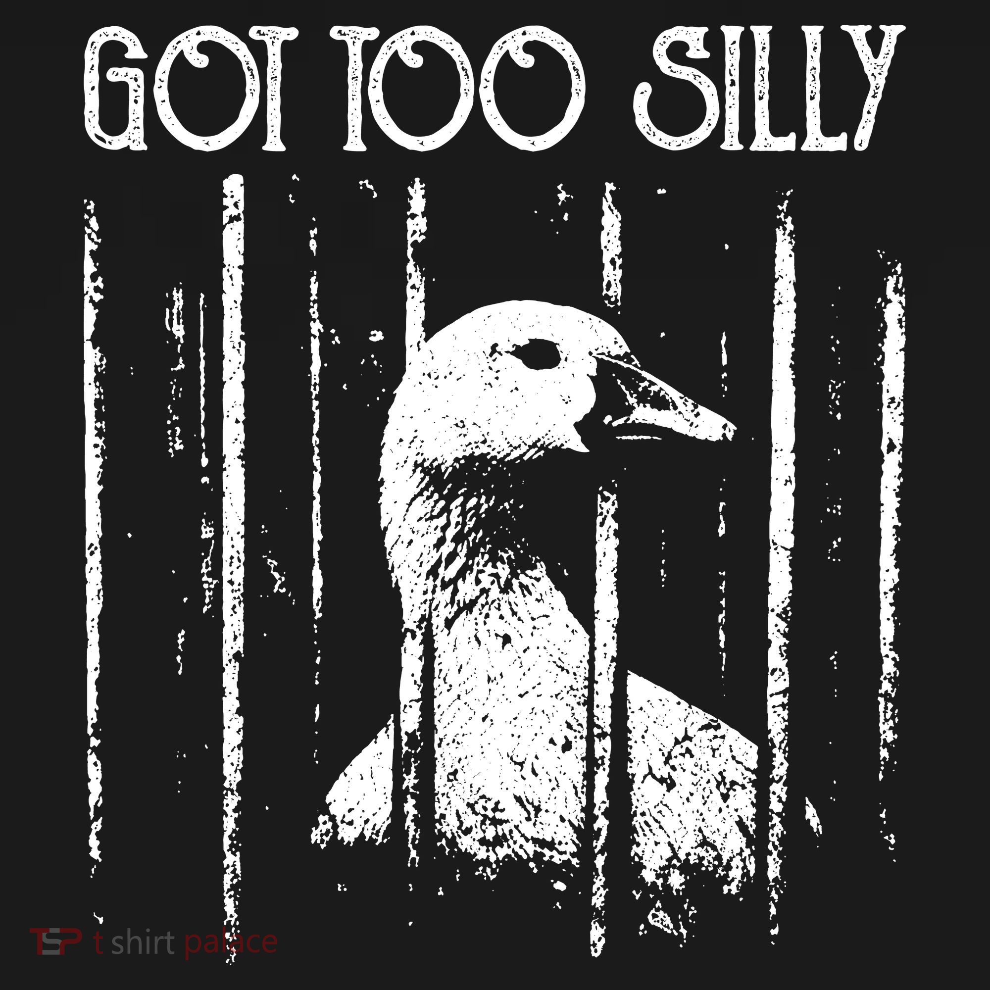 Got Too Silly Goose Meme Funny Jailbird Prison Women's Hoodie
