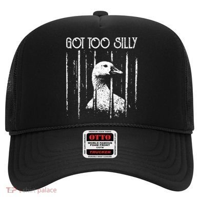 Got Too Silly Goose Meme Funny Jailbird Prison Hat