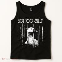 Got Too Silly Goose Meme Funny Jailbird Prison Tank Top thumb 2