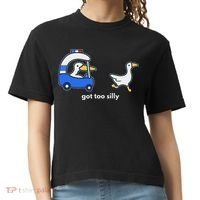 Got Too Silly Goose Police Comfort Colors Boxy T-Shirt thumb 0