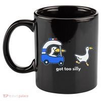 Got Too Silly Goose Police 11oz C Handle Ceramic Mug thumb 2
