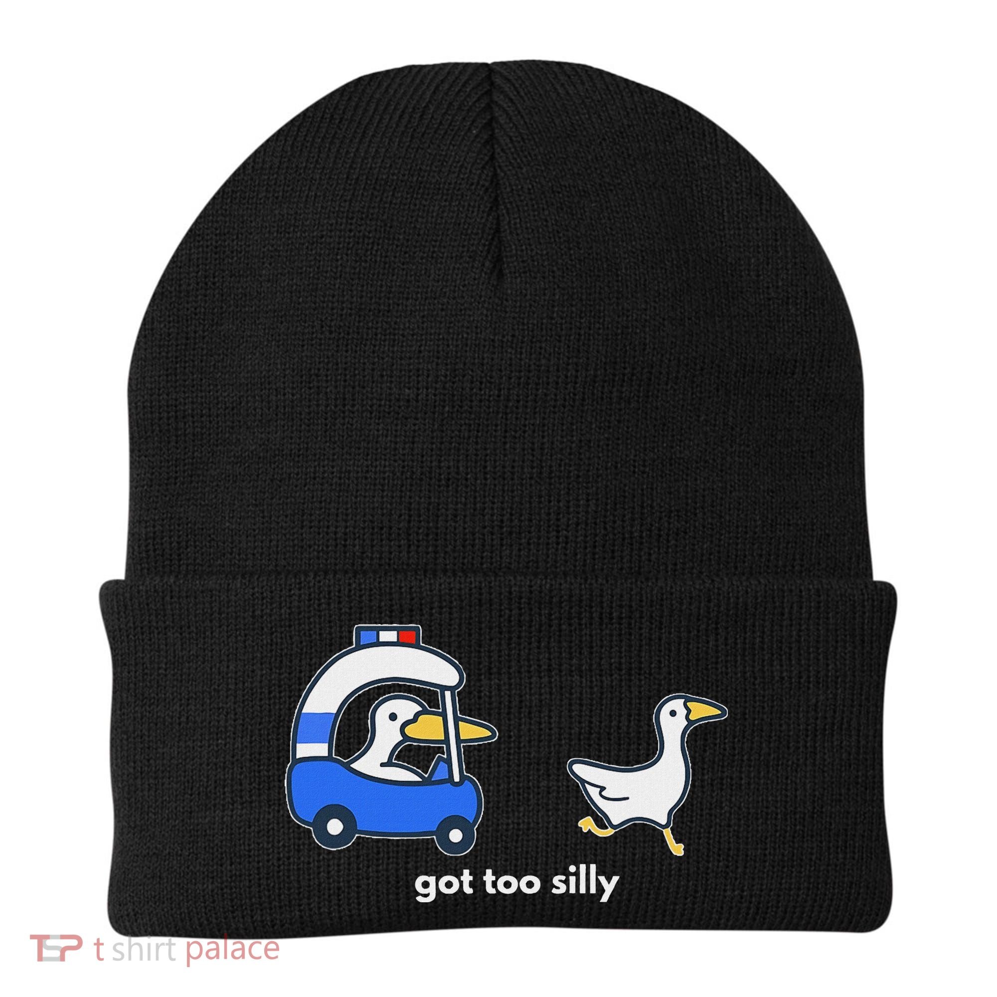 Got Too Silly Goose Police Beanie