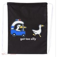 Got Too Silly Goose Police Drawstring Bag thumb 0